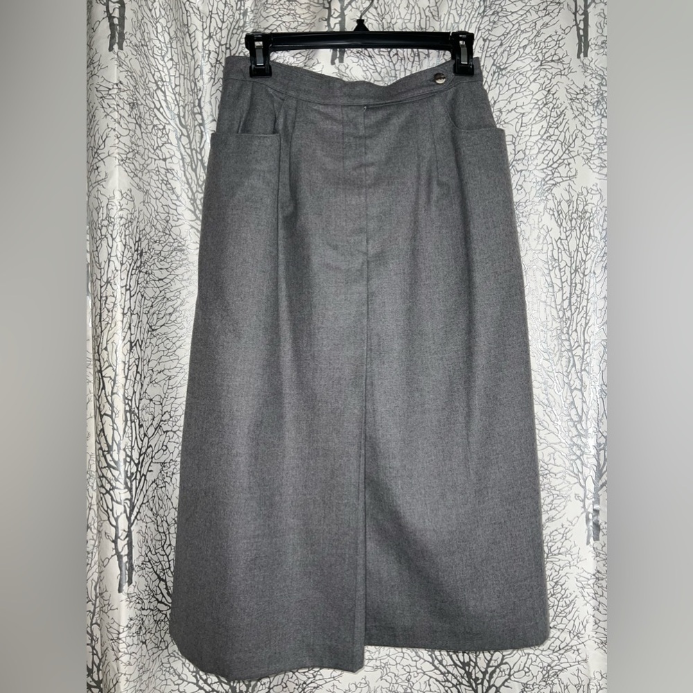 Vintage Harve Bernard wool pencil skirt